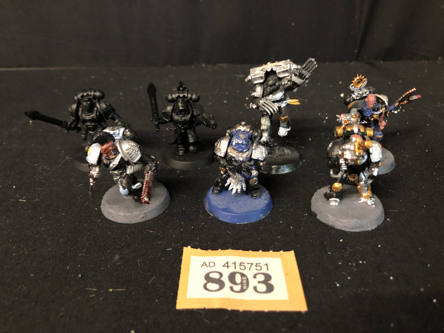 7x OOP Death watch Units #893 Space Marines Warhammer 40k