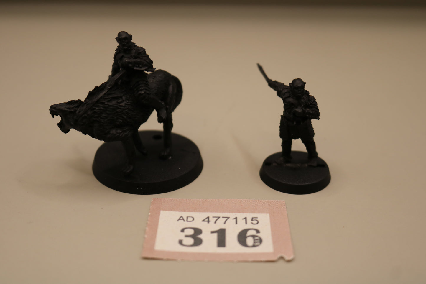 2x Gothmog #316 MESBG LOTR Evil Warhammer 40k