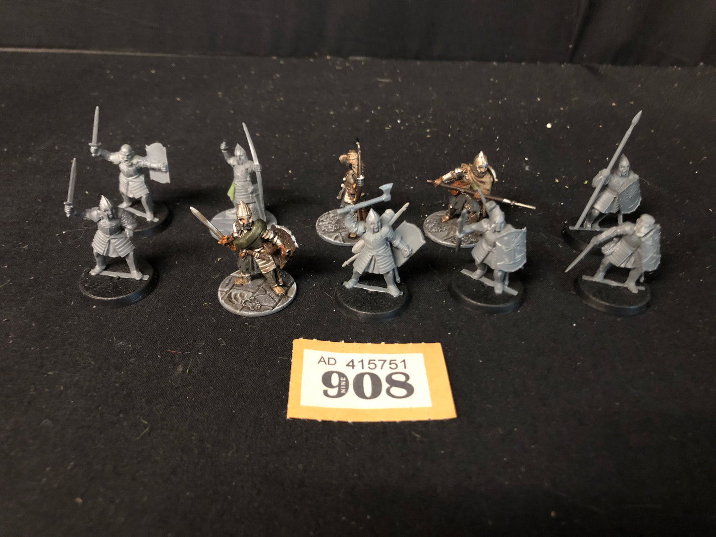 10x Warriors of Minas Tirith #908 Good MESBG LOTR Warhammer 40k