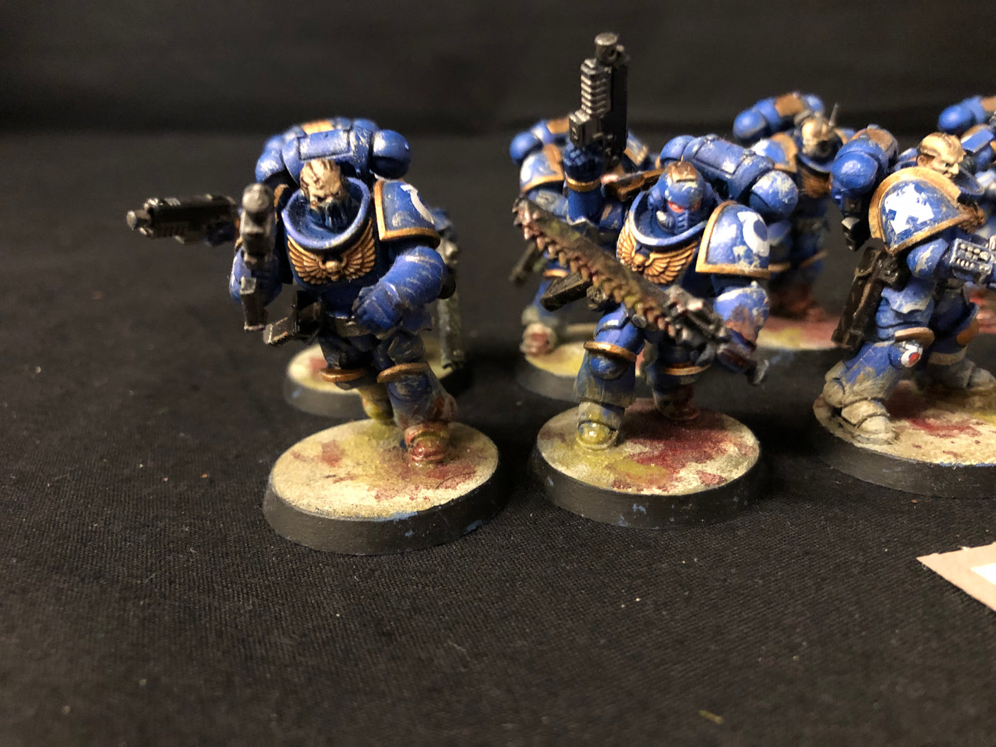10x Primaris assault Intercessors #623 Very Well Painted Space Marines Warhammer 40k