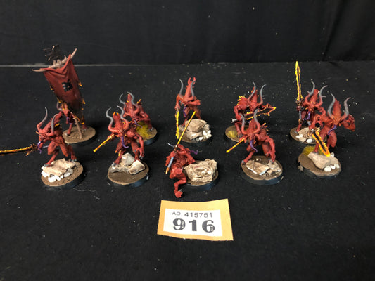 10x Bloodletters #916 Well Painted Blades of Khorne AOS Warhammer 40k