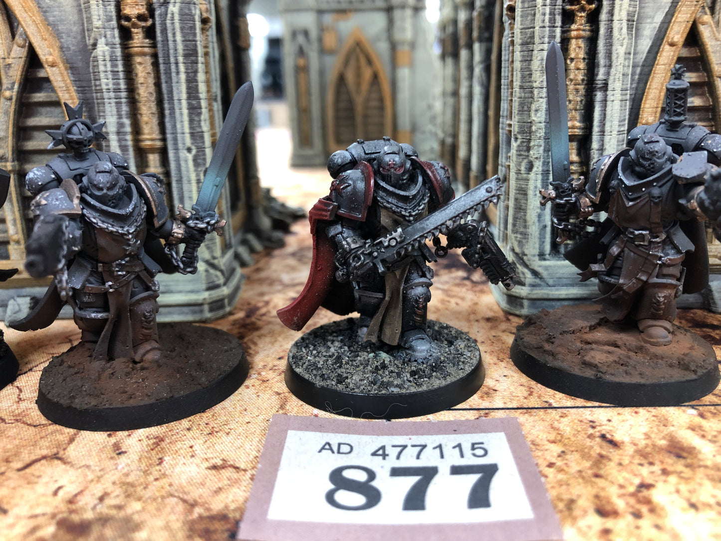 5x Sword Brethren #877 Black Templars Space Marines Warhammer 40k