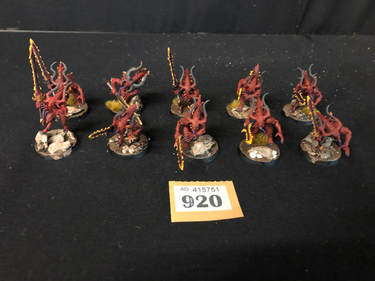 10x Bloodletters #920 Very Well Painted Blades of Khorne AOS Warhammer 40k
