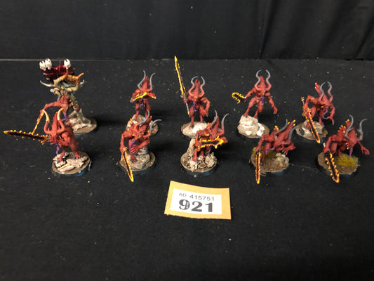 10x Bloodletters #921 Very Well Painted Blades of Khorne AOS Warhammer 40k