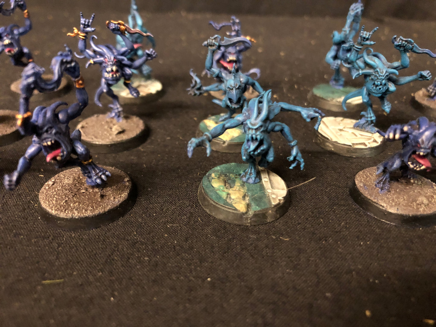 18x Blue Horrors + 17 Brimstone Horros #922 Disciples of Tzeentch AOS Warhammer 40k