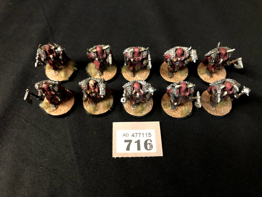 10x Chaos Warriors #716 VERY Well Painted Slaves to Darkness AOS Warhammer 40k