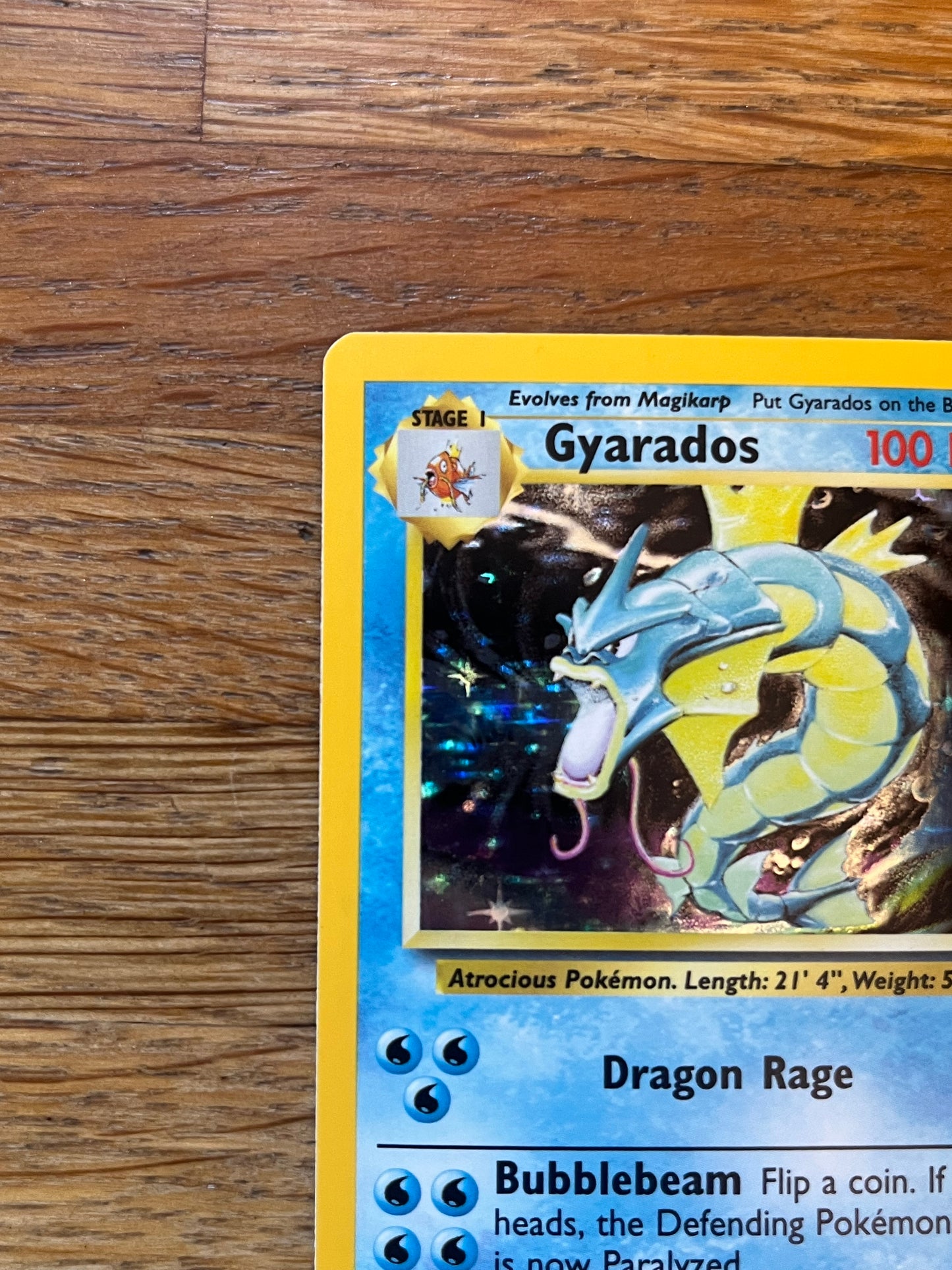 Gyarados Holo 6/102 Base Set NM Pokémon Card Single
