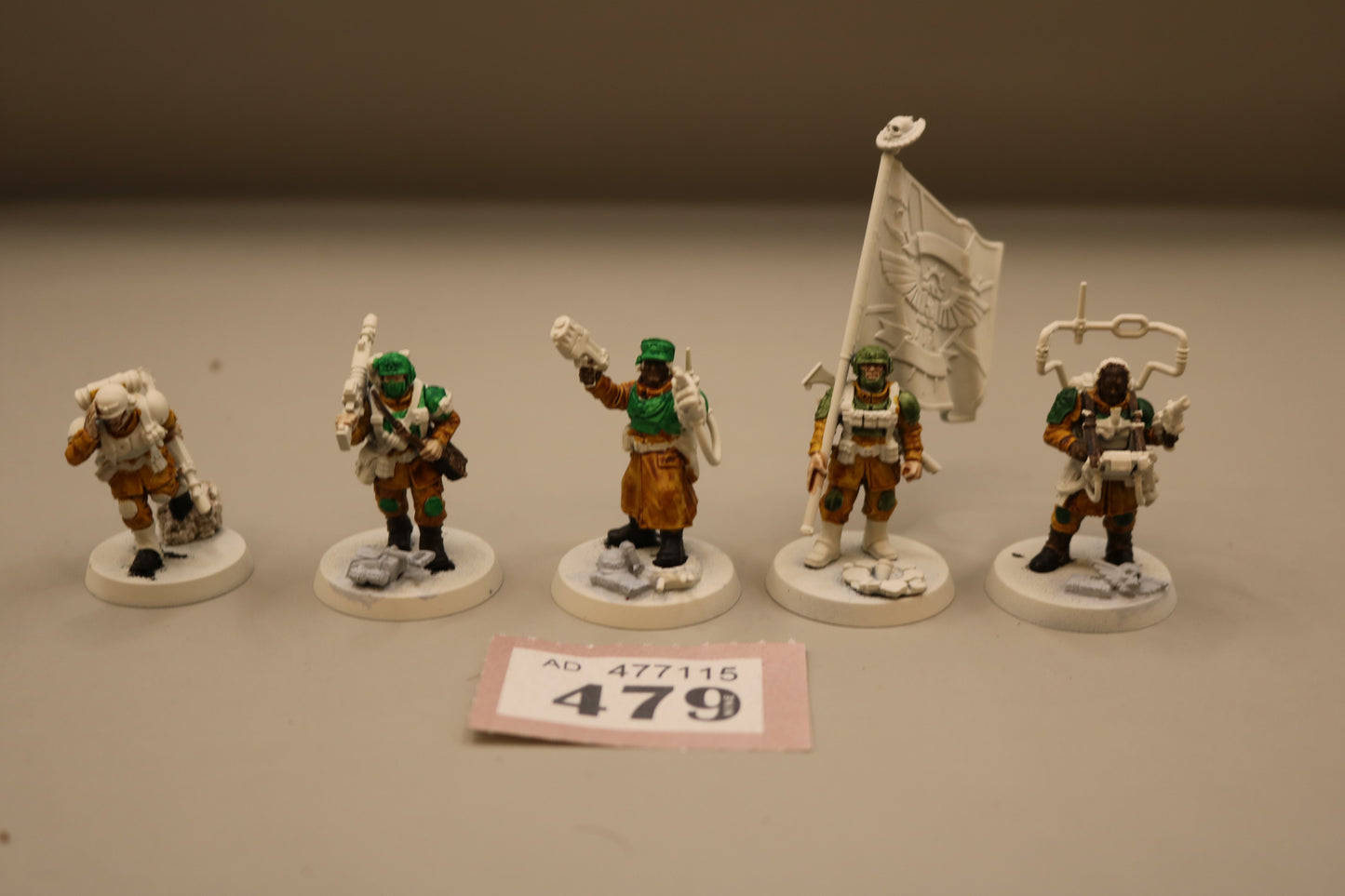 5x Command Squad #479 Astra Militarum Warhammer 40k