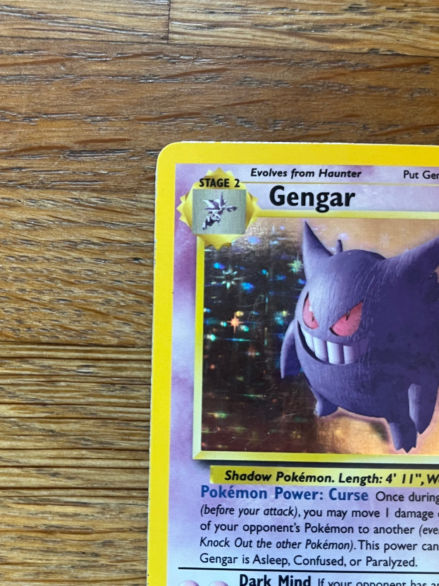 Gengar Holo 5/62 Fossil LP Single Pokemon Card