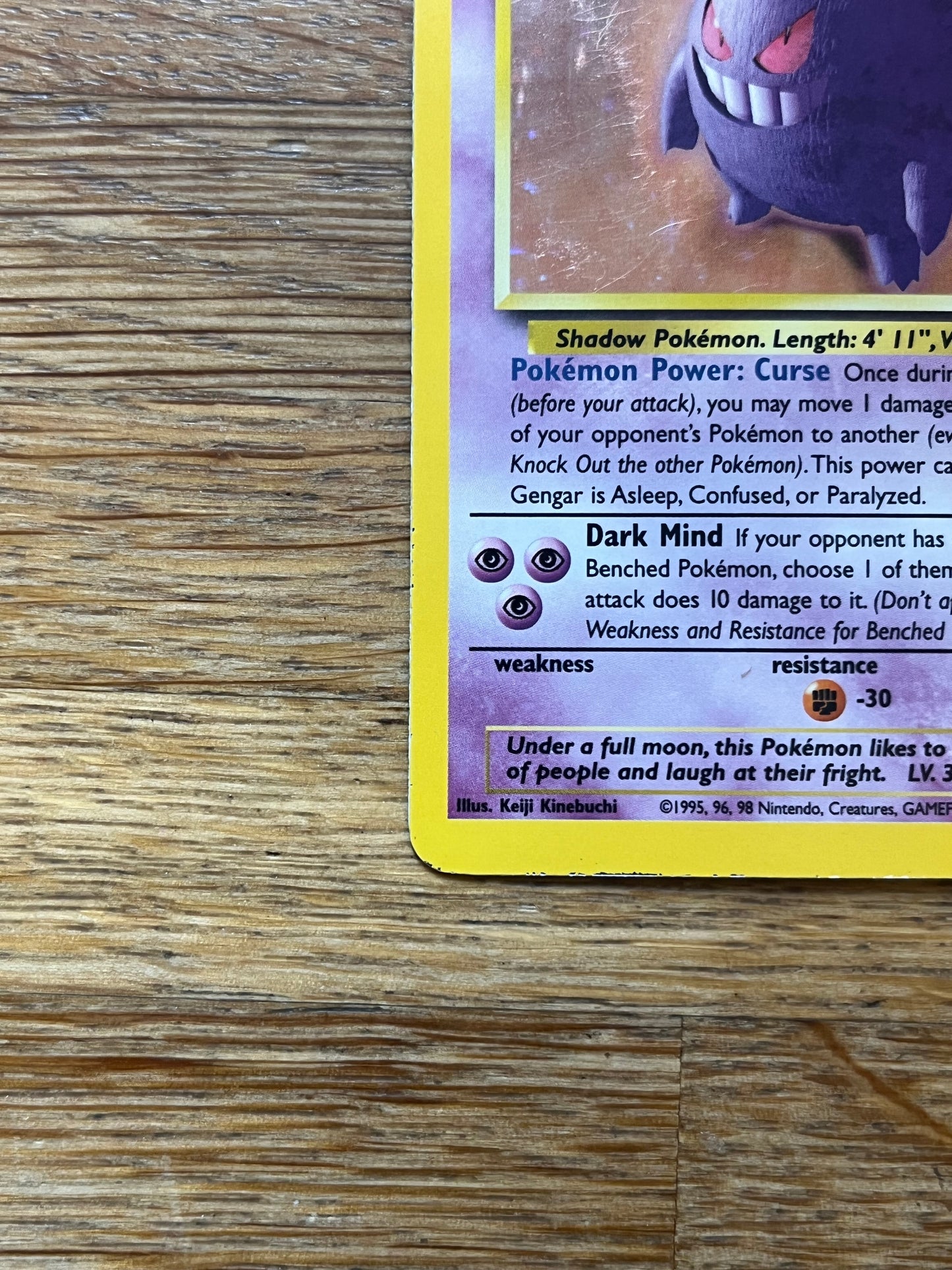 Gengar Holo 5/62 Fossil LP Single Pokemon Card