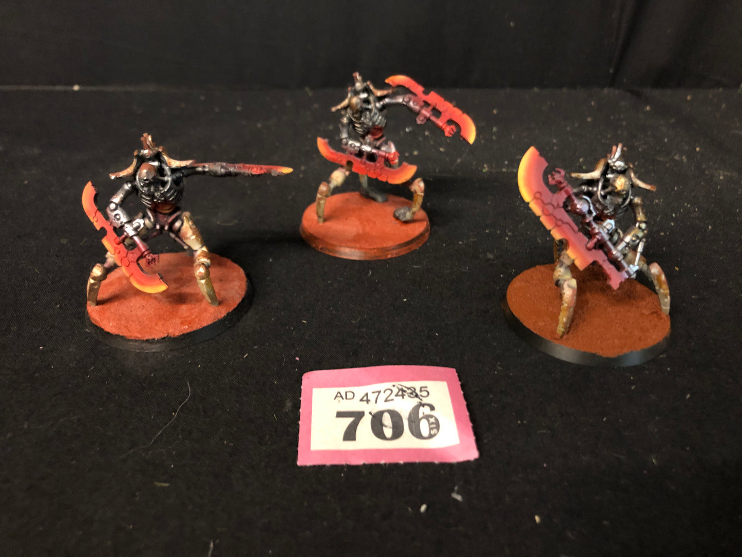 3x Skorepkh Destroyers #706 Well Painted Necrons Warhammer 40k