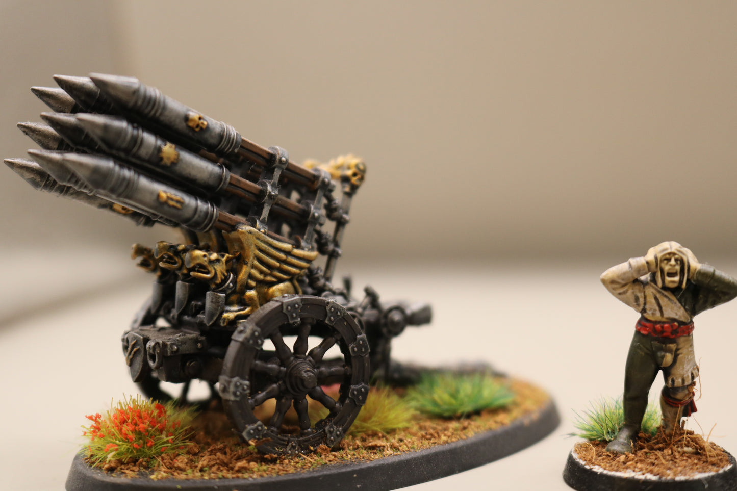 Helstorm Rocket Battery #501 OOP Well Painted Empire of Man Fantasy Warhammer 40k