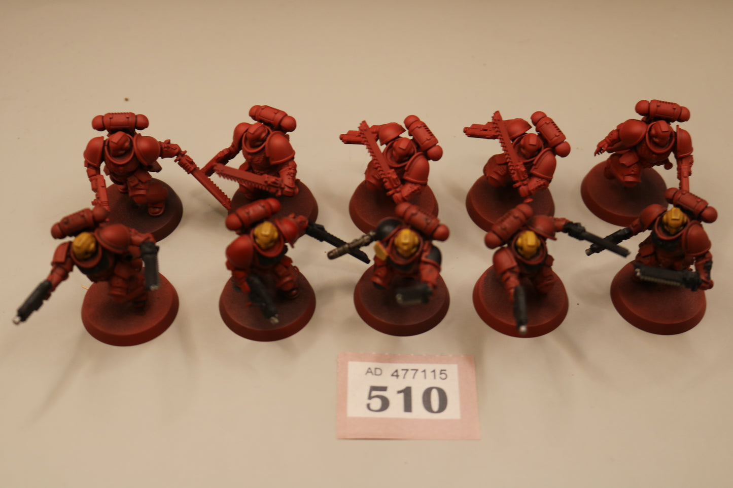 10x Primaris Assualt Intercessors #510 Space Marines Warhammer 40k