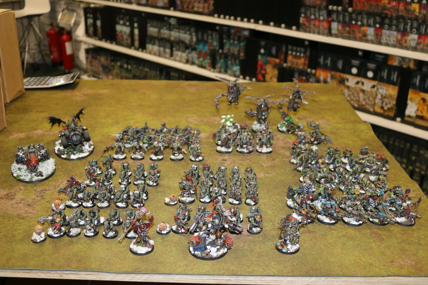 Large Ork Army VERY Well Painted Orks Warhammer 40k