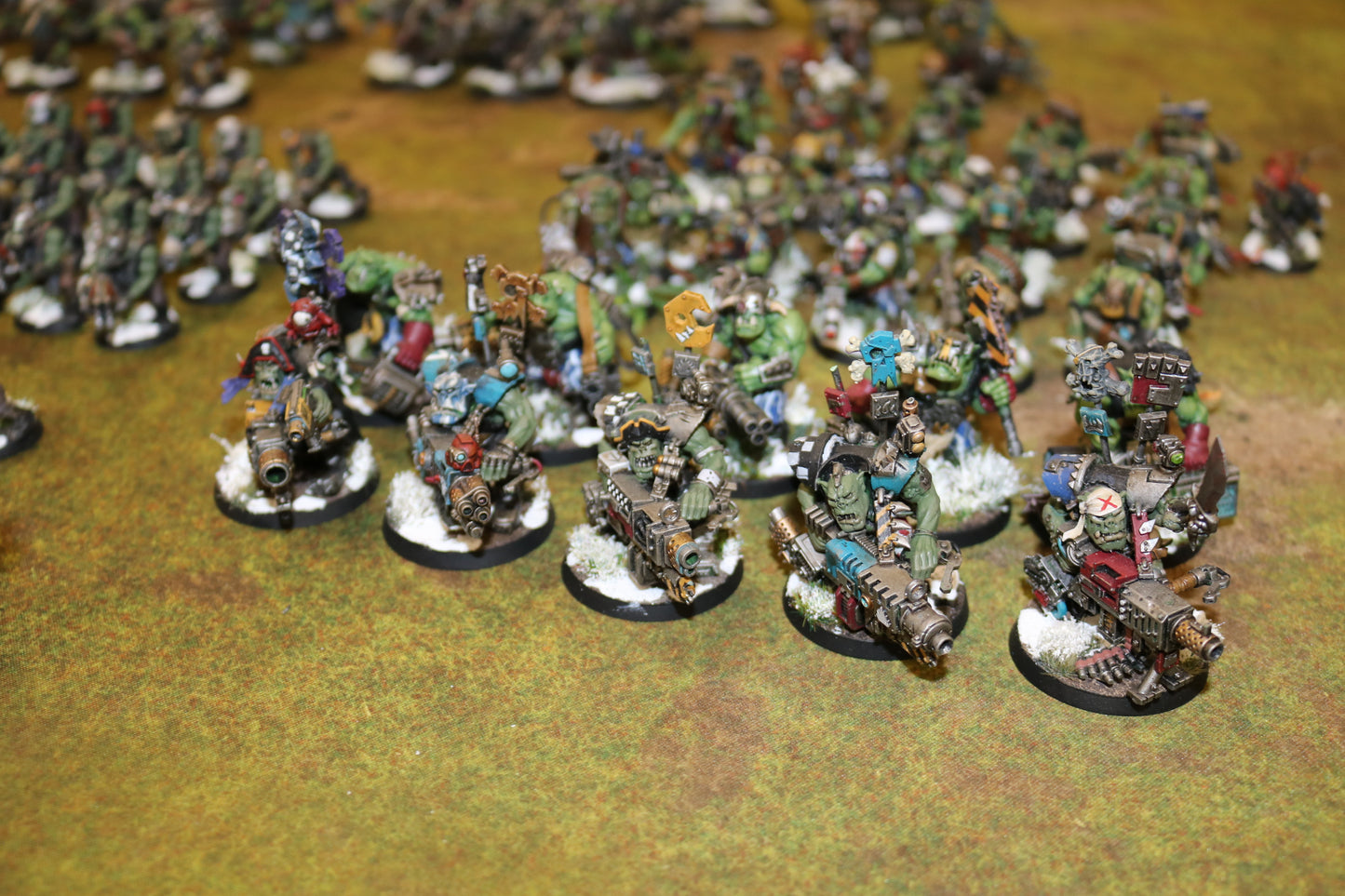 Large Ork Army VERY Well Painted Orks Warhammer 40k