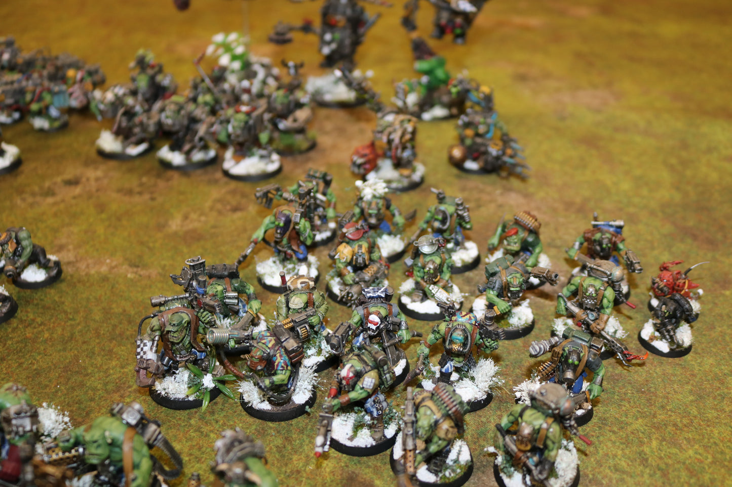 Large Ork Army VERY Well Painted Orks Warhammer 40k