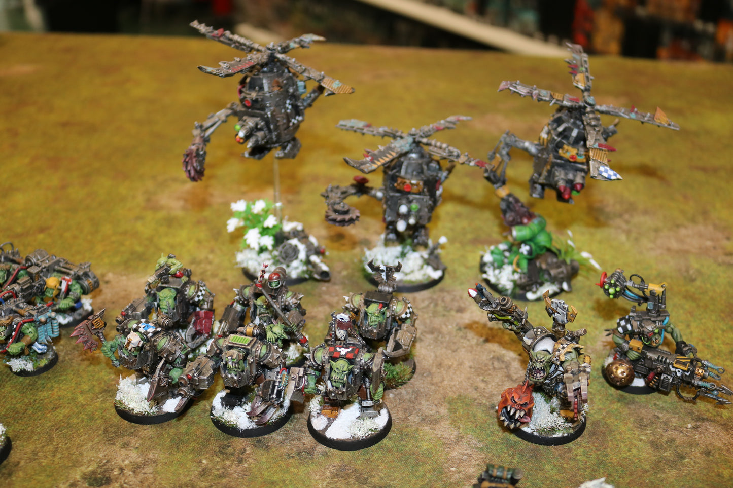 Large Ork Army VERY Well Painted Orks Warhammer 40k
