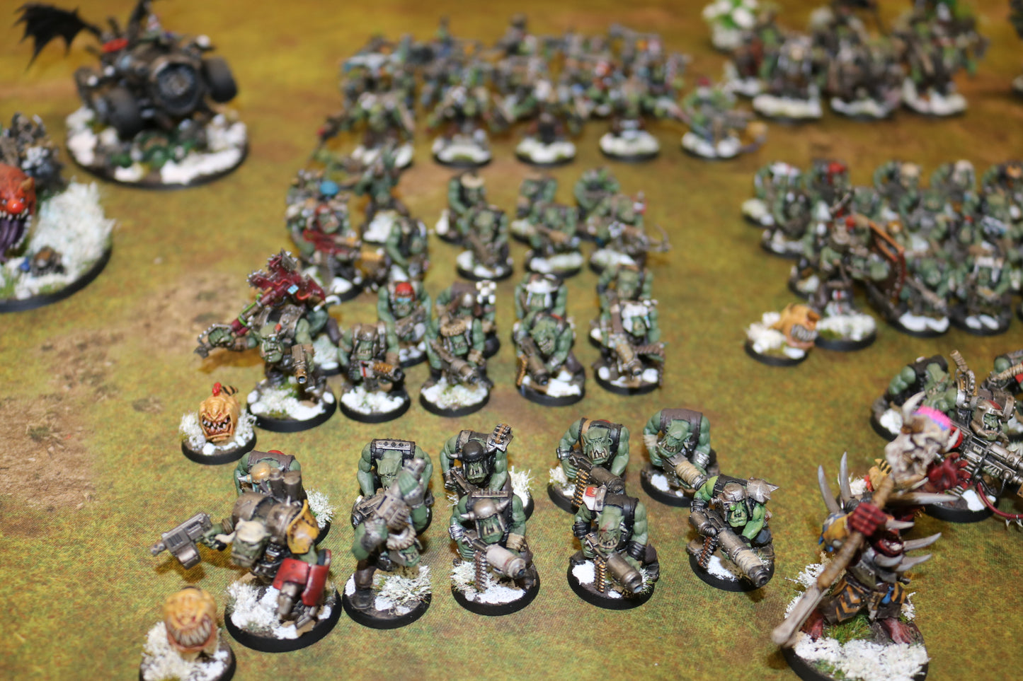 Large Ork Army VERY Well Painted Orks Warhammer 40k