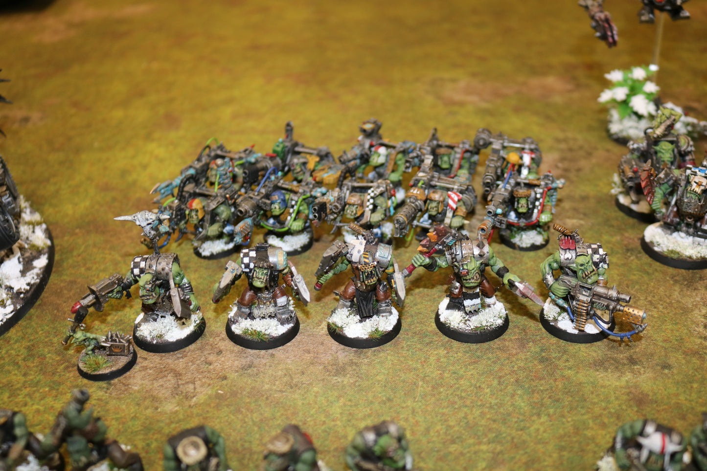 Large Ork Army VERY Well Painted Orks Warhammer 40k