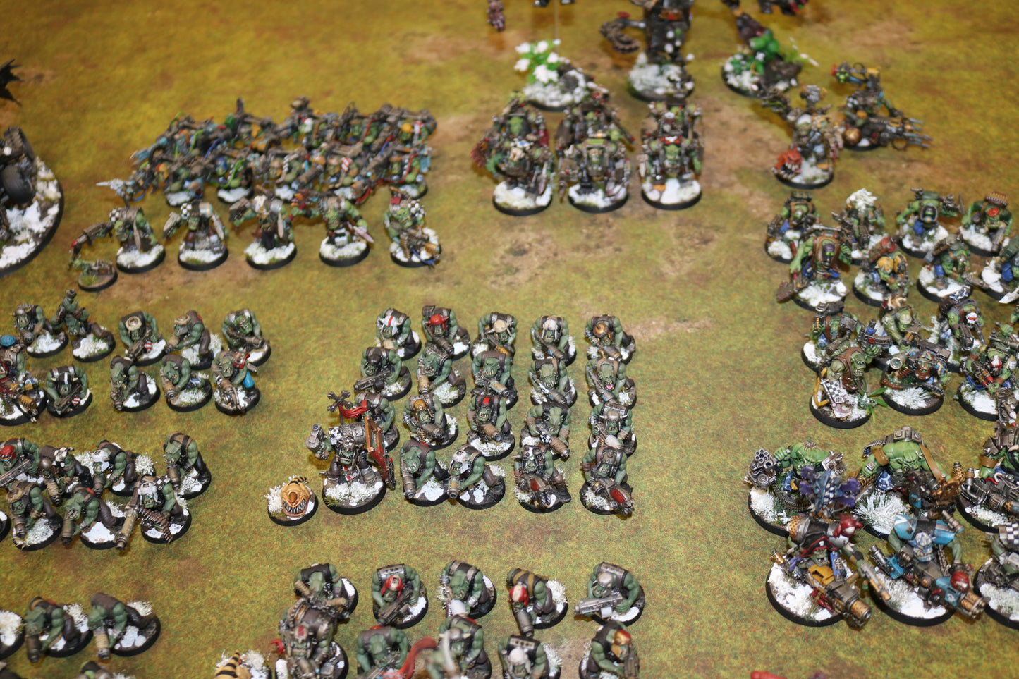 Large Ork Army VERY Well Painted Orks Warhammer 40k