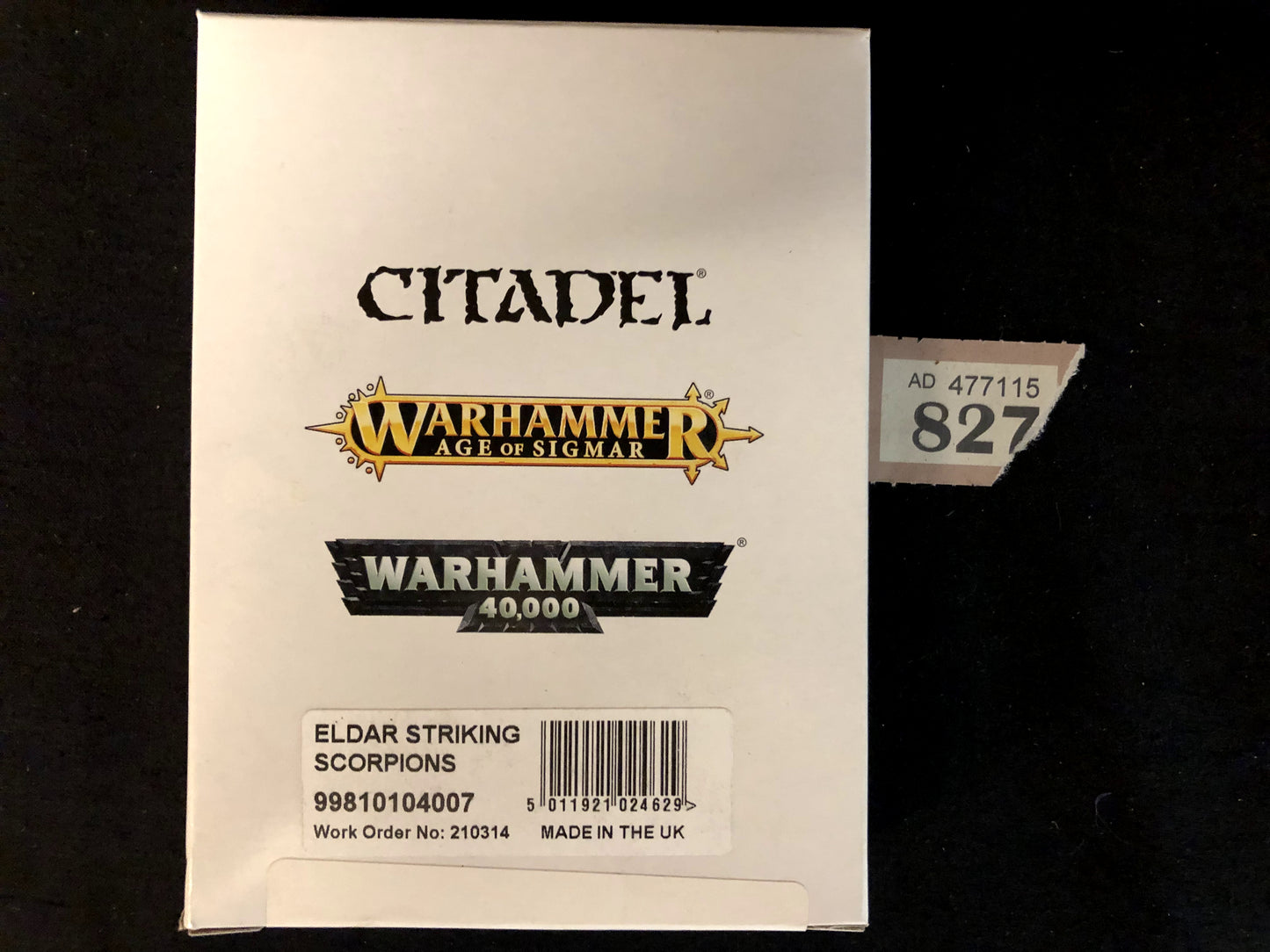 OOP Striking Scorpions NOS #827 Aeldari Warhammer 40k