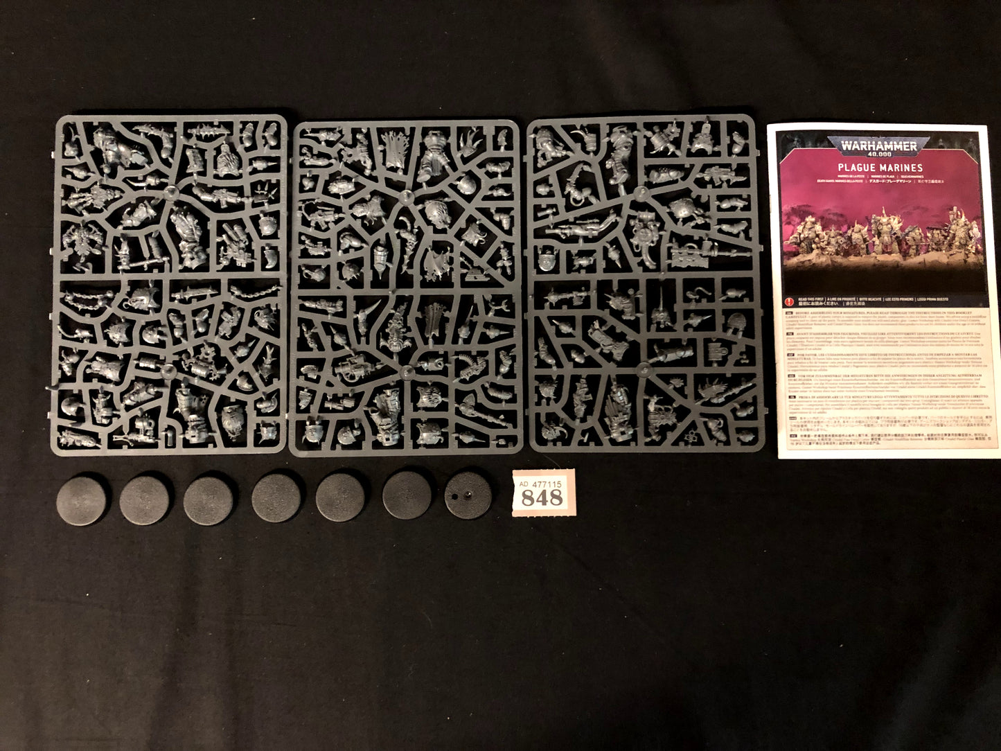 7x Plague Marines NOS #848 Death Guard Warhammer 40k