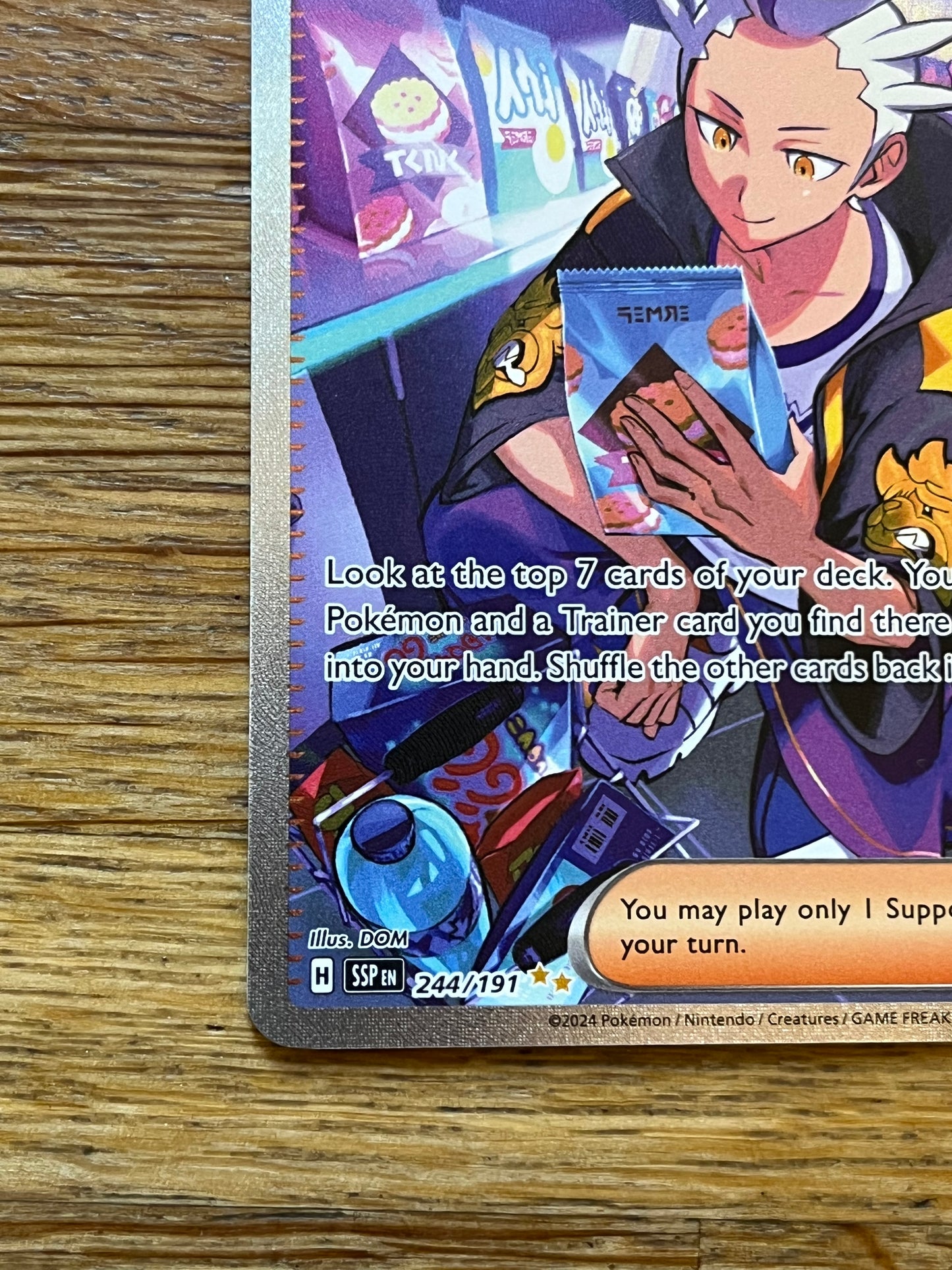 Drayton Special Illustration Rare 244/191 Surging Sparks NM Single Pokemon Card