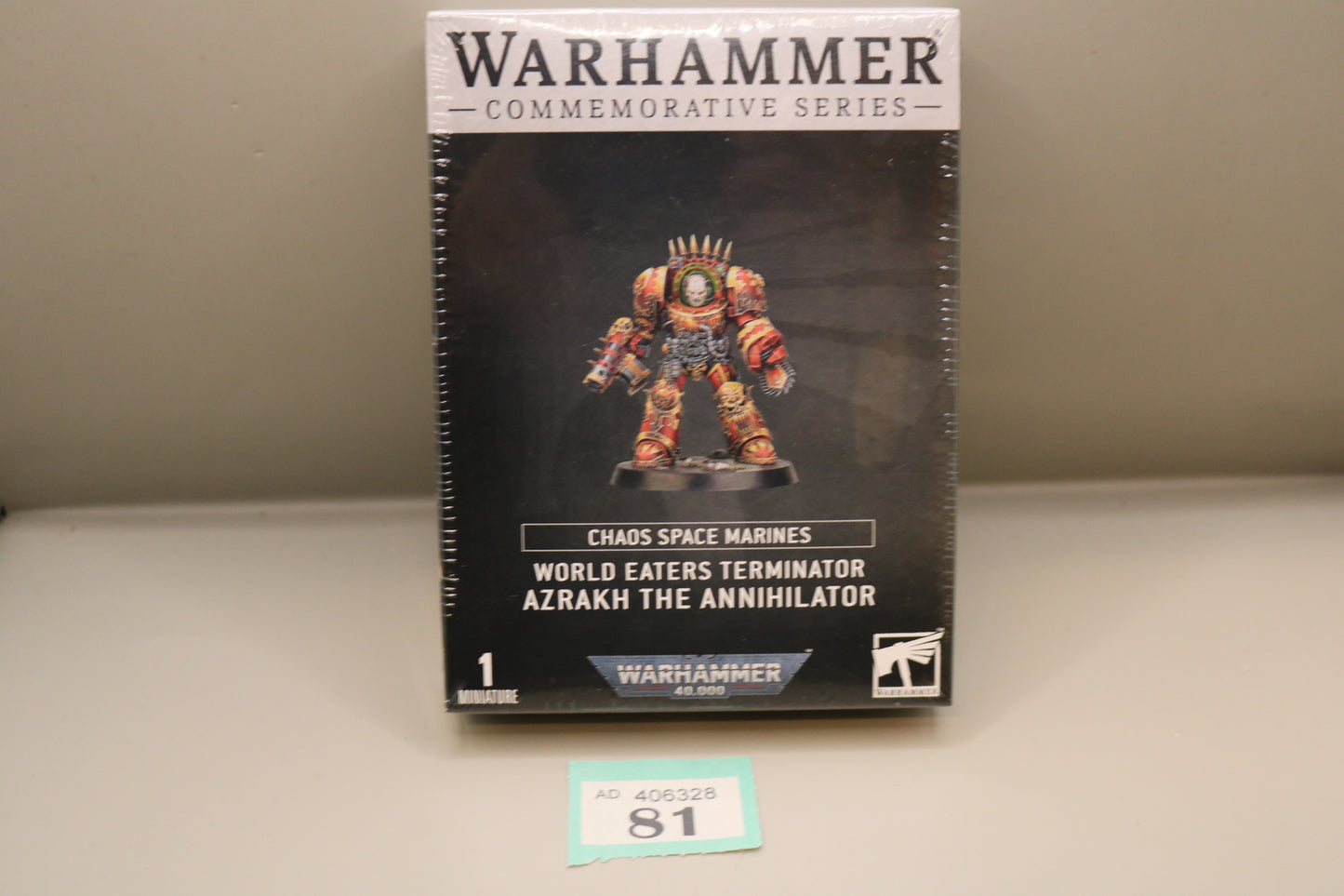 Azrakh the Annihilator Limited Run #81 Chaos Space Marines Warhammer 40k