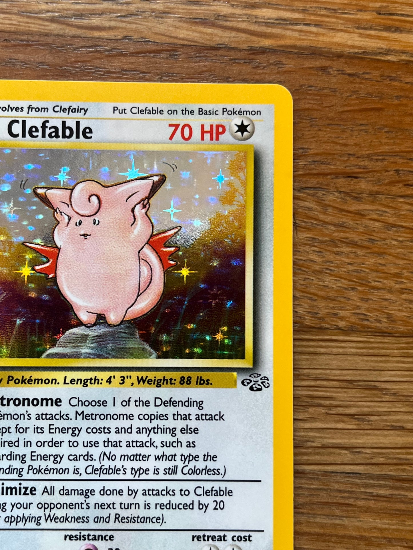 Clefable Holo 1/64 Jungle NM Single Pokemon Card
