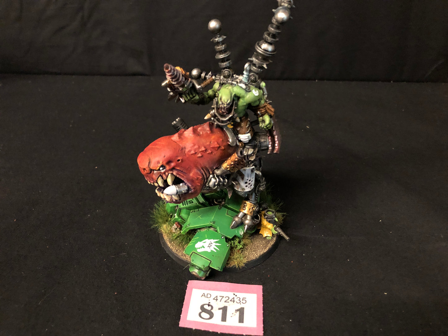 Mozrog on Squigosaur #811 VERY Well Painted Orks Well Painted Warhammer 40k