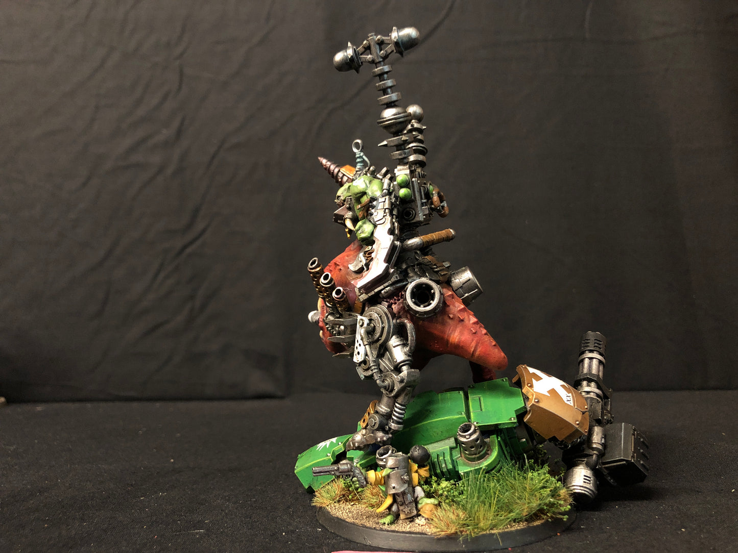 Mozrog on Squigosaur #811 VERY Well Painted Orks Well Painted Warhammer 40k