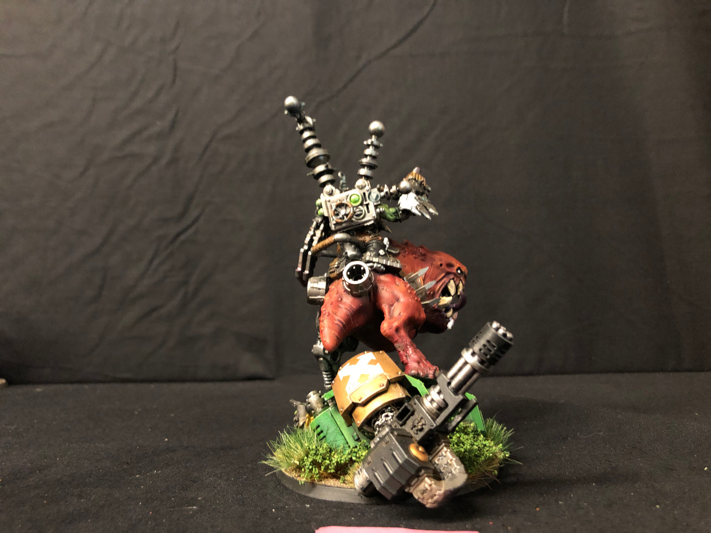 Mozrog on Squigosaur #811 VERY Well Painted Orks Well Painted Warhammer 40k