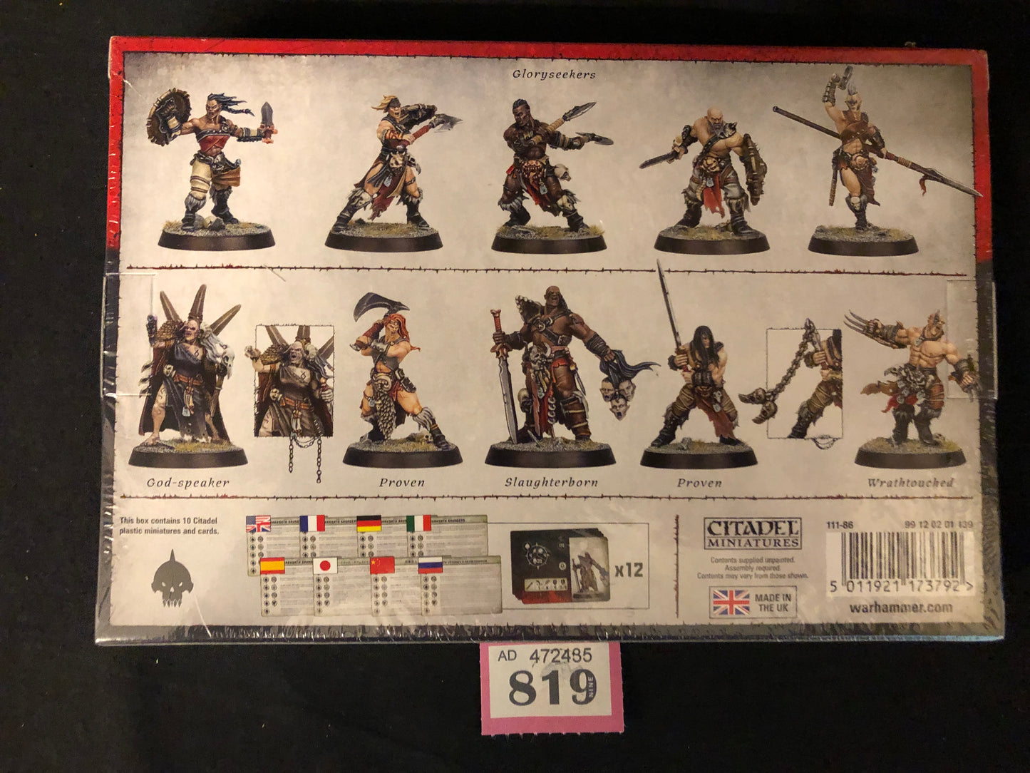Darkoath Savagers Warcry BNIB #819 Blades of Khorne AOS Warhammer 40k