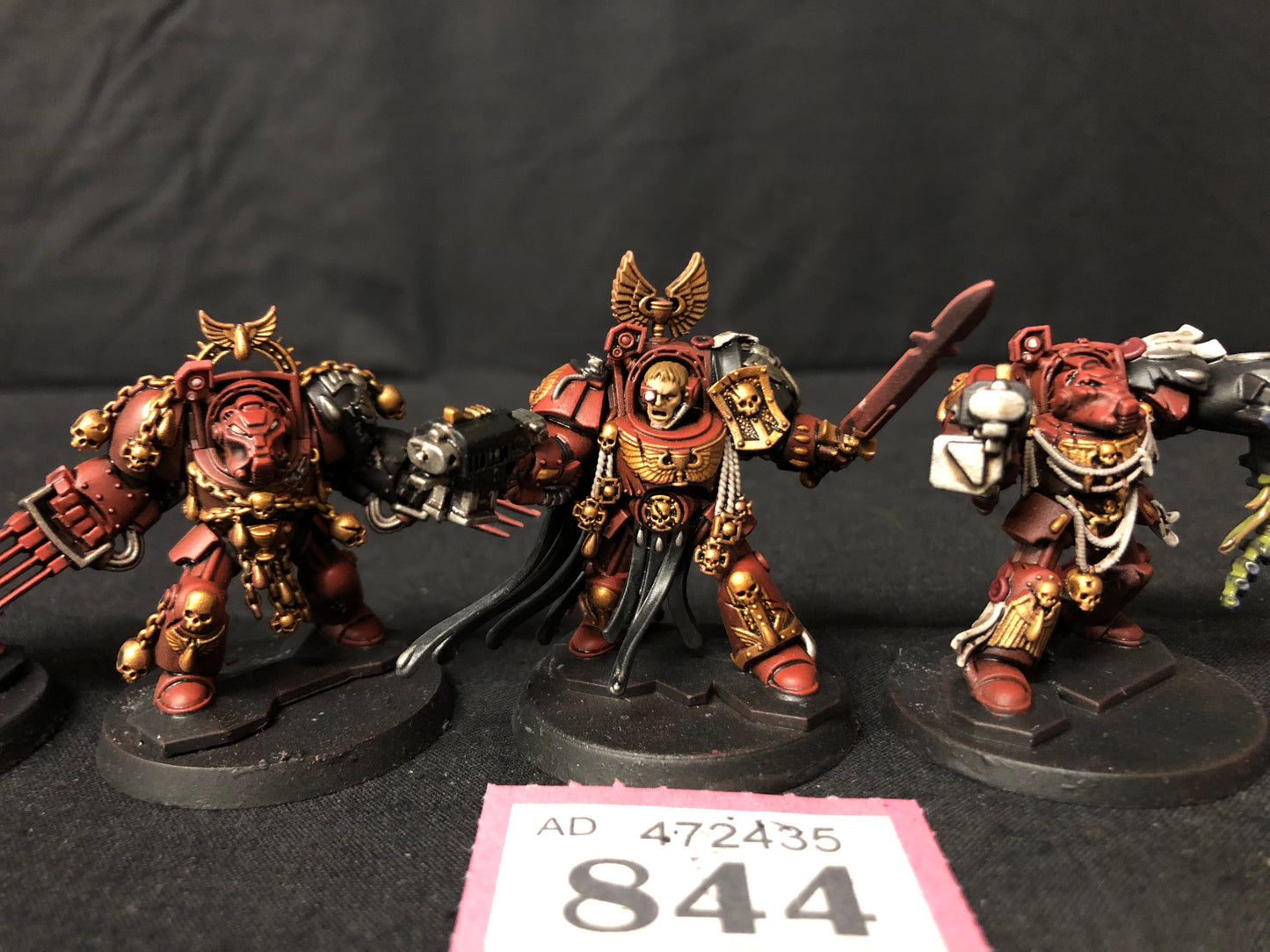 7x Blood Angels Terminator Squad #844 Very Well Painted Space Marines Warhammer 40k
