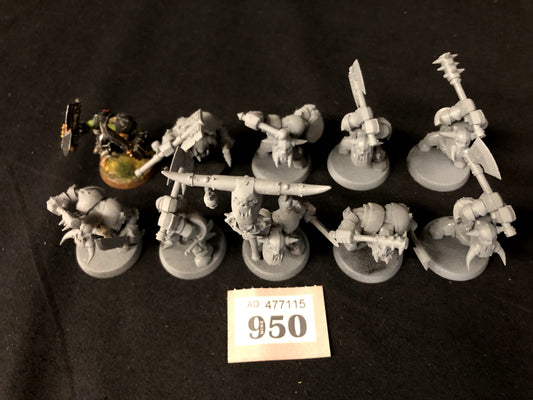 10x Black Orcs #950 Old World Warhammer 40k