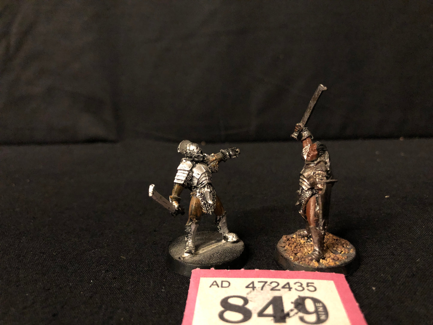 2x Uruk Hai Captains #849 Evil Modor MESBG LOTR Warhammer 40k