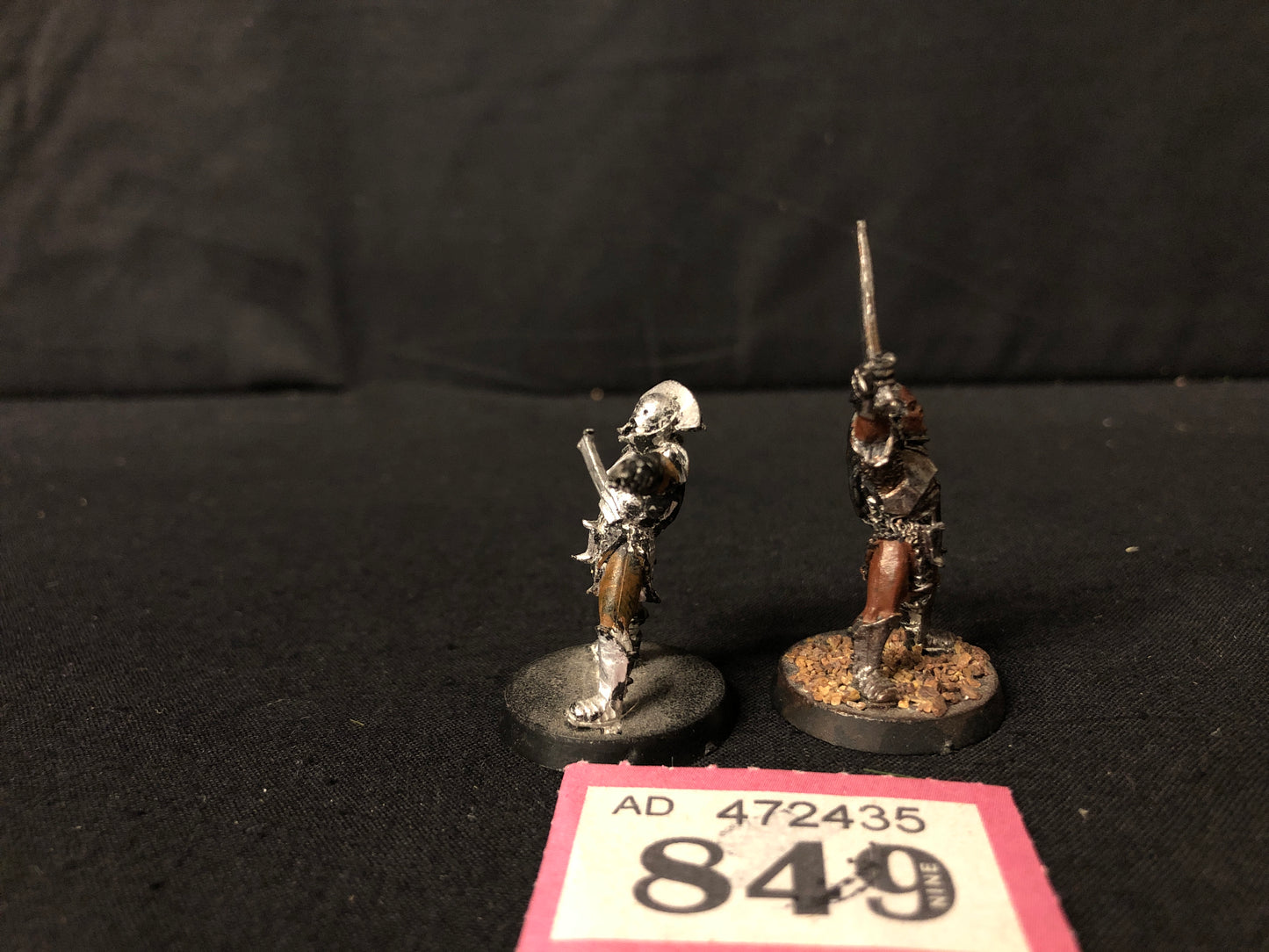 2x Uruk Hai Captains #849 Evil Modor MESBG LOTR Warhammer 40k