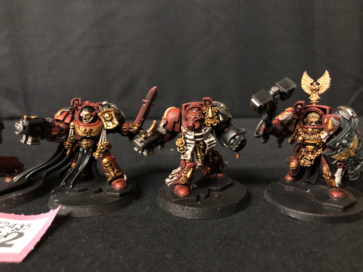 6x Blood Angels Terminators #852 Very Well Painted Space Marines Warhammer 40k