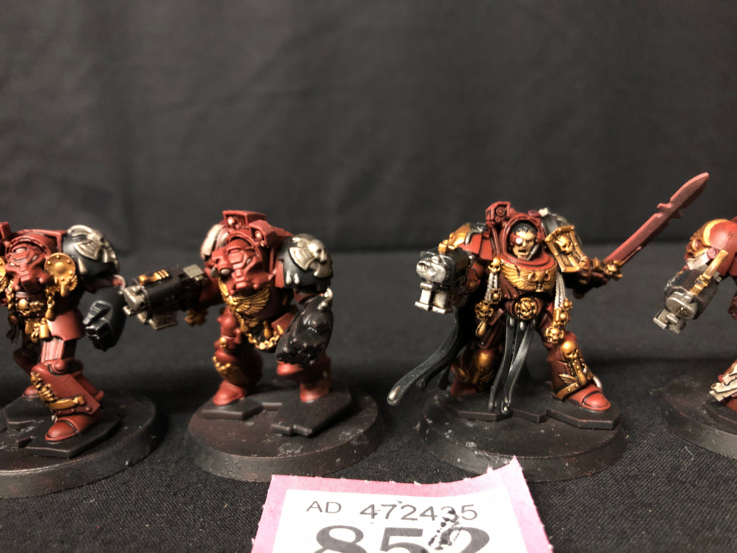 6x Blood Angels Terminators #852 Very Well Painted Space Marines Warhammer 40k