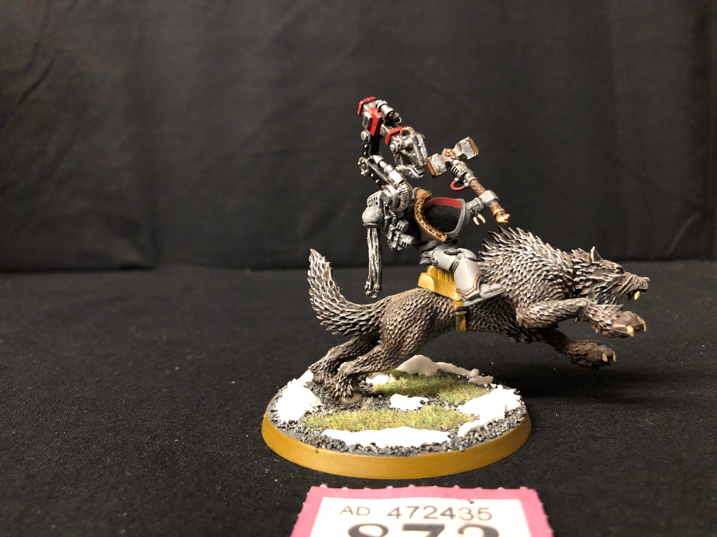 Space Wolves Iron Priest on Thunderwolf #873 Well Painted Space Marines Warhammer 40k