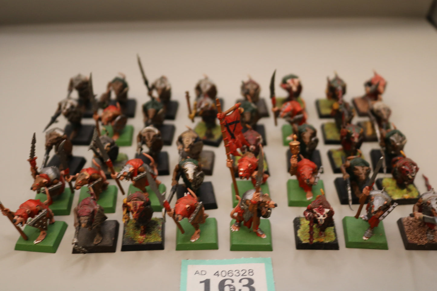40x Warriors / Clanrats #163 Skaven Warhammer 40k AOS