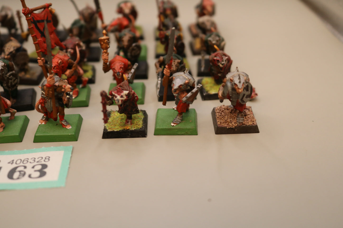 40x Warriors / Clanrats #163 Skaven Warhammer 40k AOS