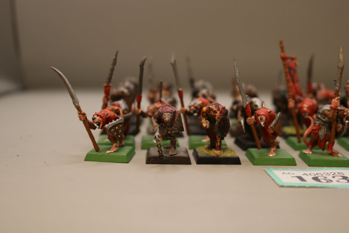 40x Warriors / Clanrats #163 Skaven Warhammer 40k AOS
