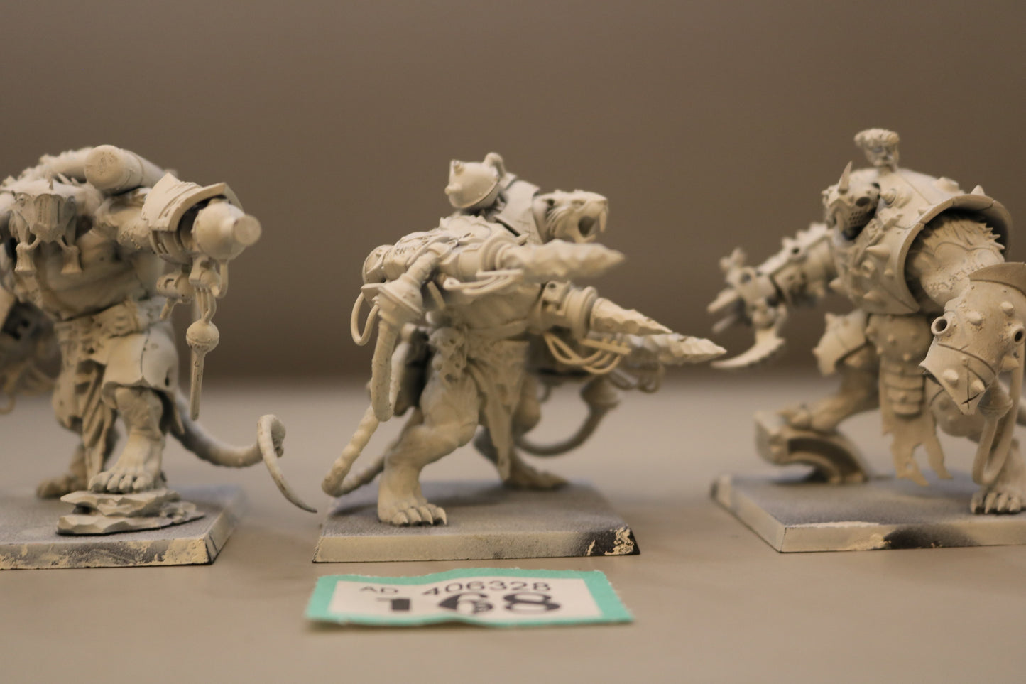 3x Rat Ogores #168 Skaven Warhammer 40k AOS