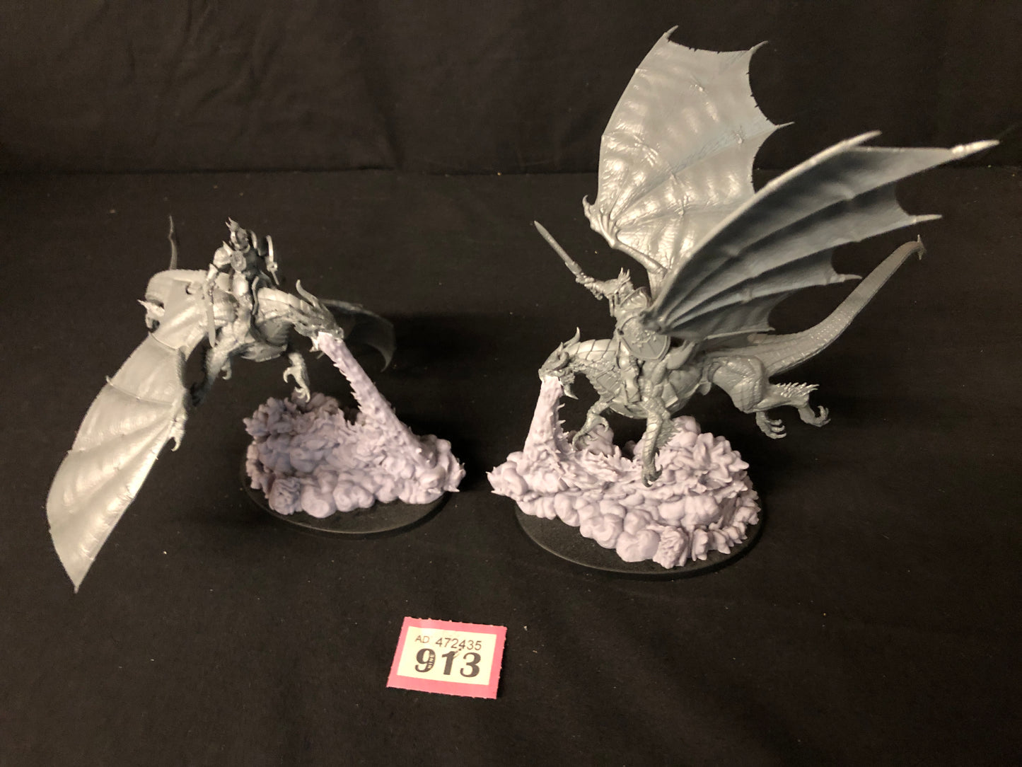 2x Stormdrake Guard #913 Custom Bases Stormcast Eternals AOS Warhammer 40k