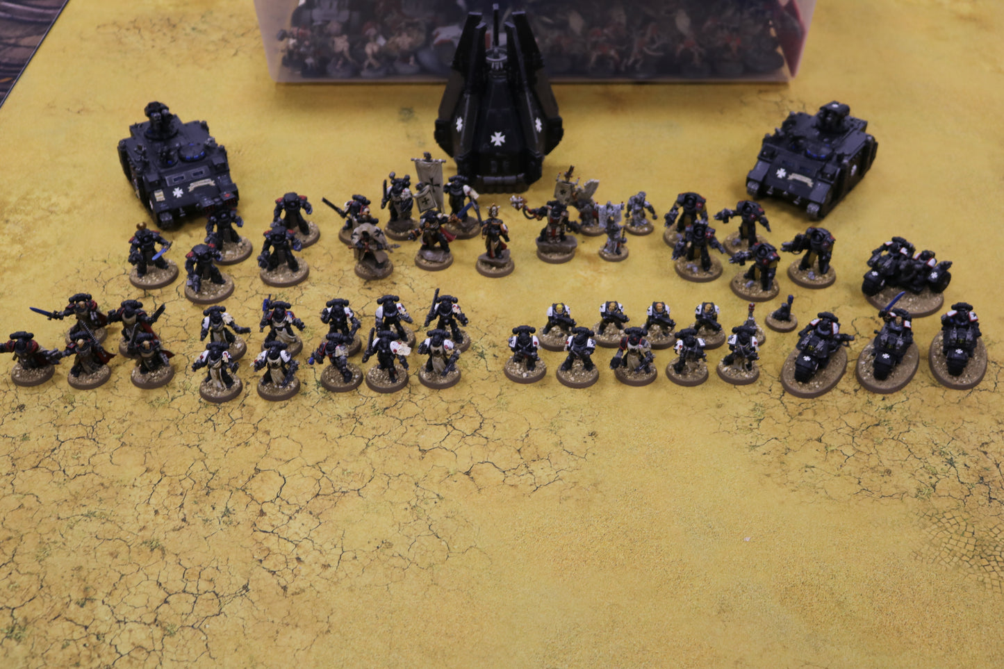Black Templars Army Very Well Painted Space Marines Warhammer 40k
