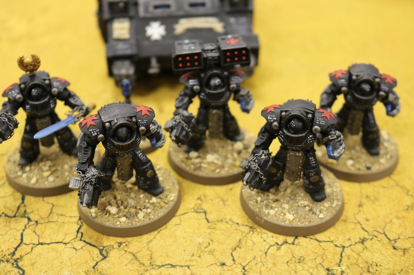 Black Templars Army Very Well Painted Space Marines Warhammer 40k