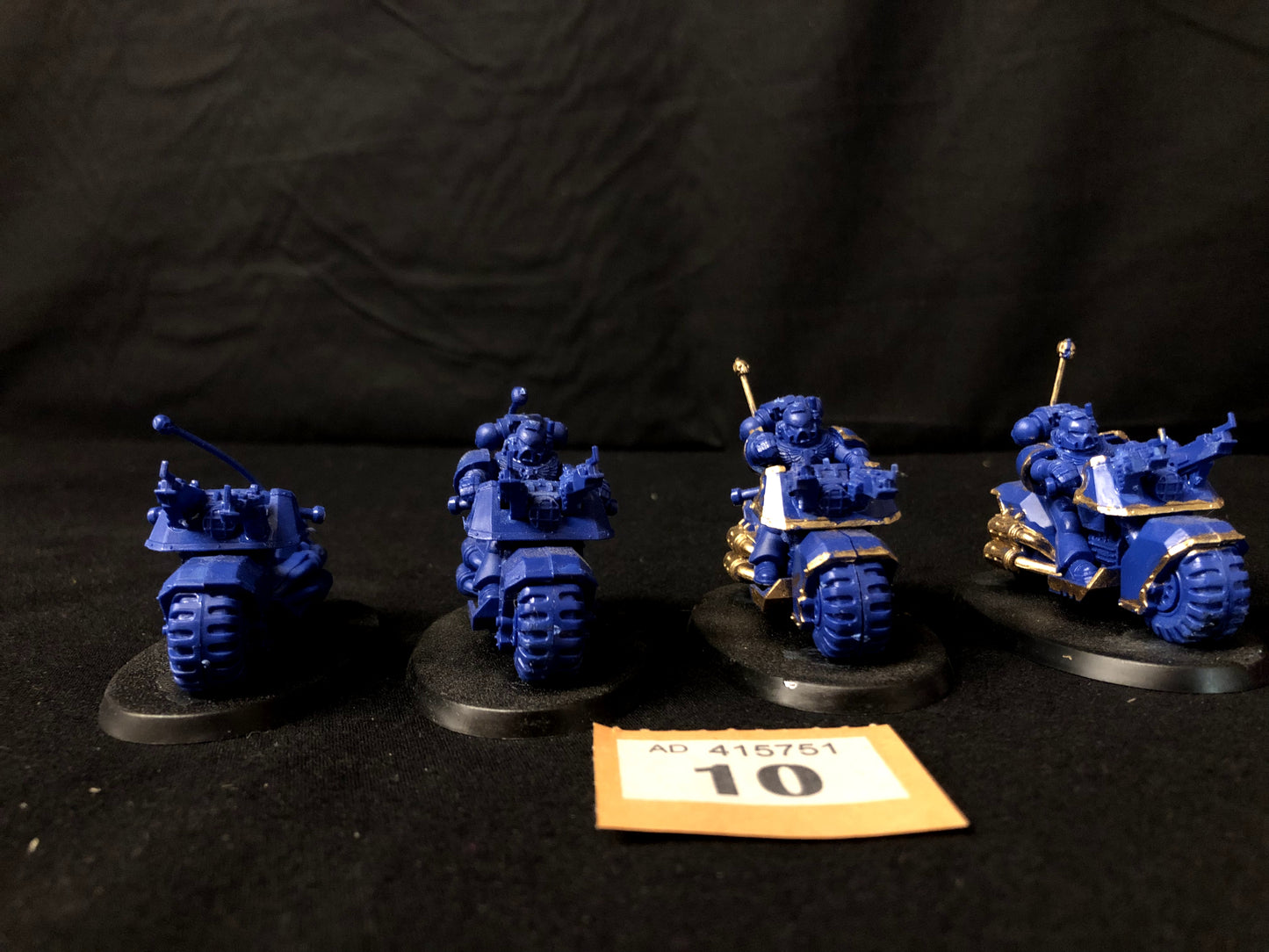 4x OOP Bikers Squad #10 Space Marines Warhammer 40k