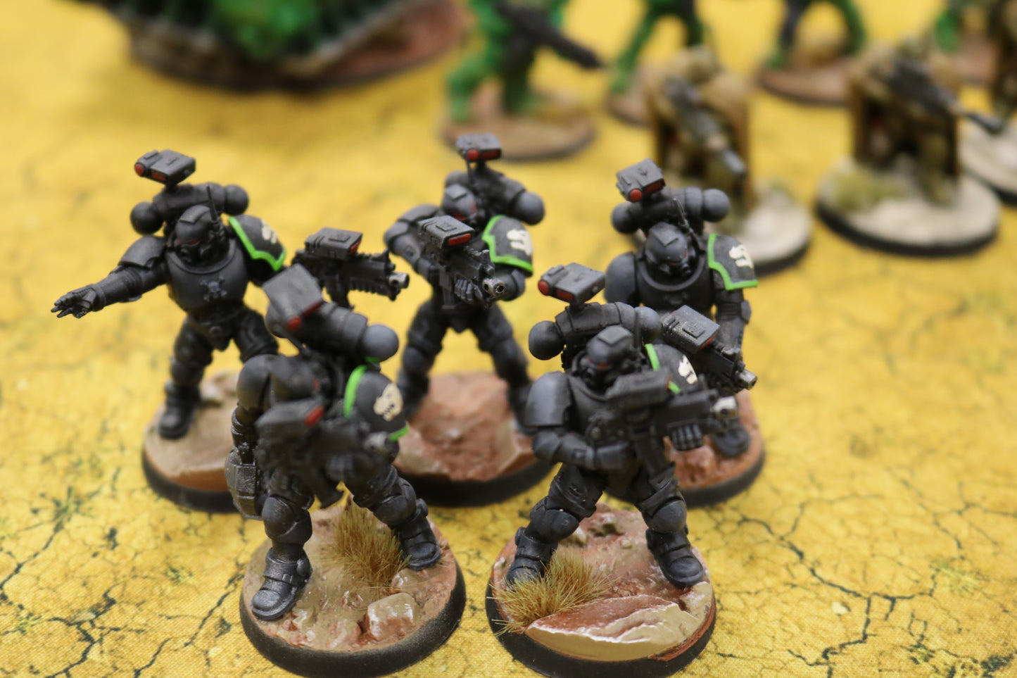 Salamanders Army Very Well Painted Space Marines Warhammer 40k