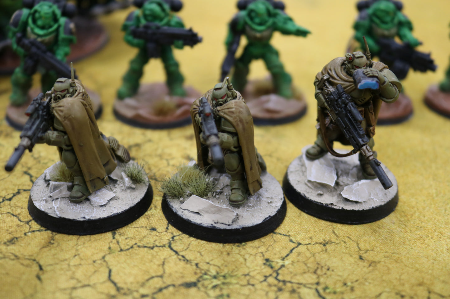 Salamanders Army Very Well Painted Space Marines Warhammer 40k